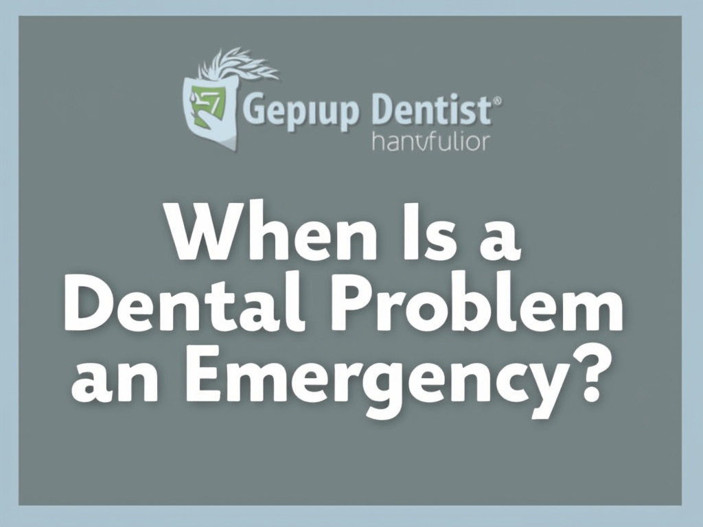 When Is a Dental Problem an Emergency?